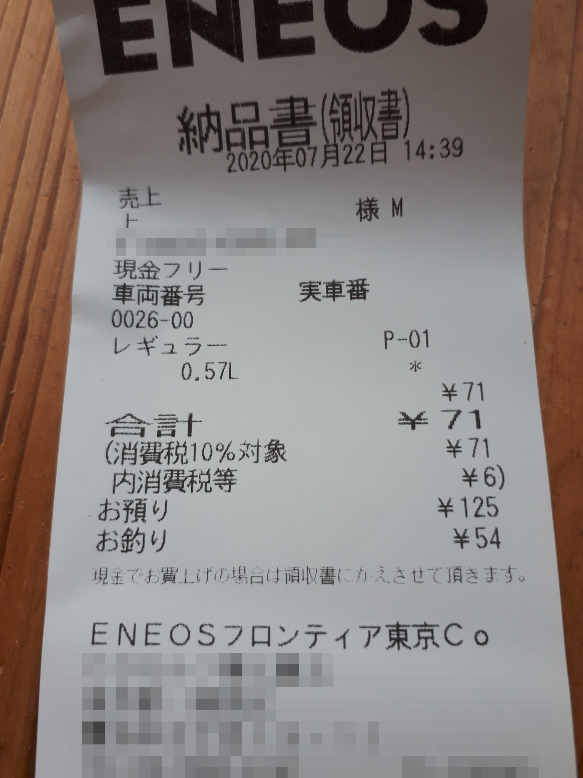 セルフのガソリンスタンドで携行缶に給油 セルフのガソリンスタンドで携行缶に給油
